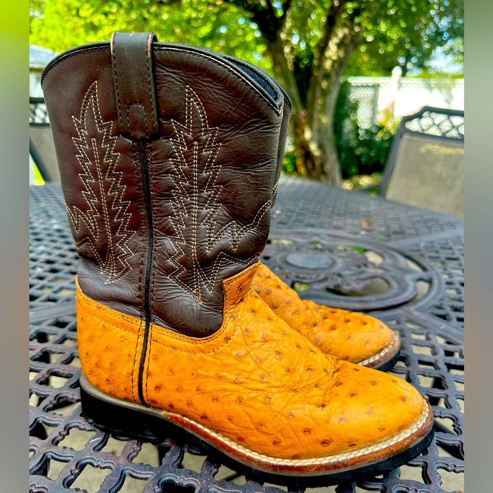 Girl Ostrich Western Boots